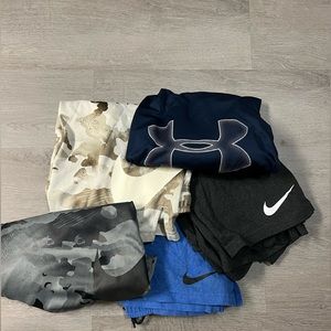 Nike/under armour gym short bundle